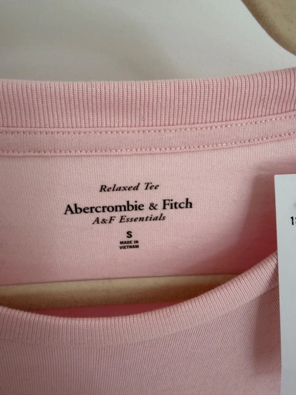 Abercrombie Women's Essential Premium Polished Relaxed Tee - NWT - Pink - S
